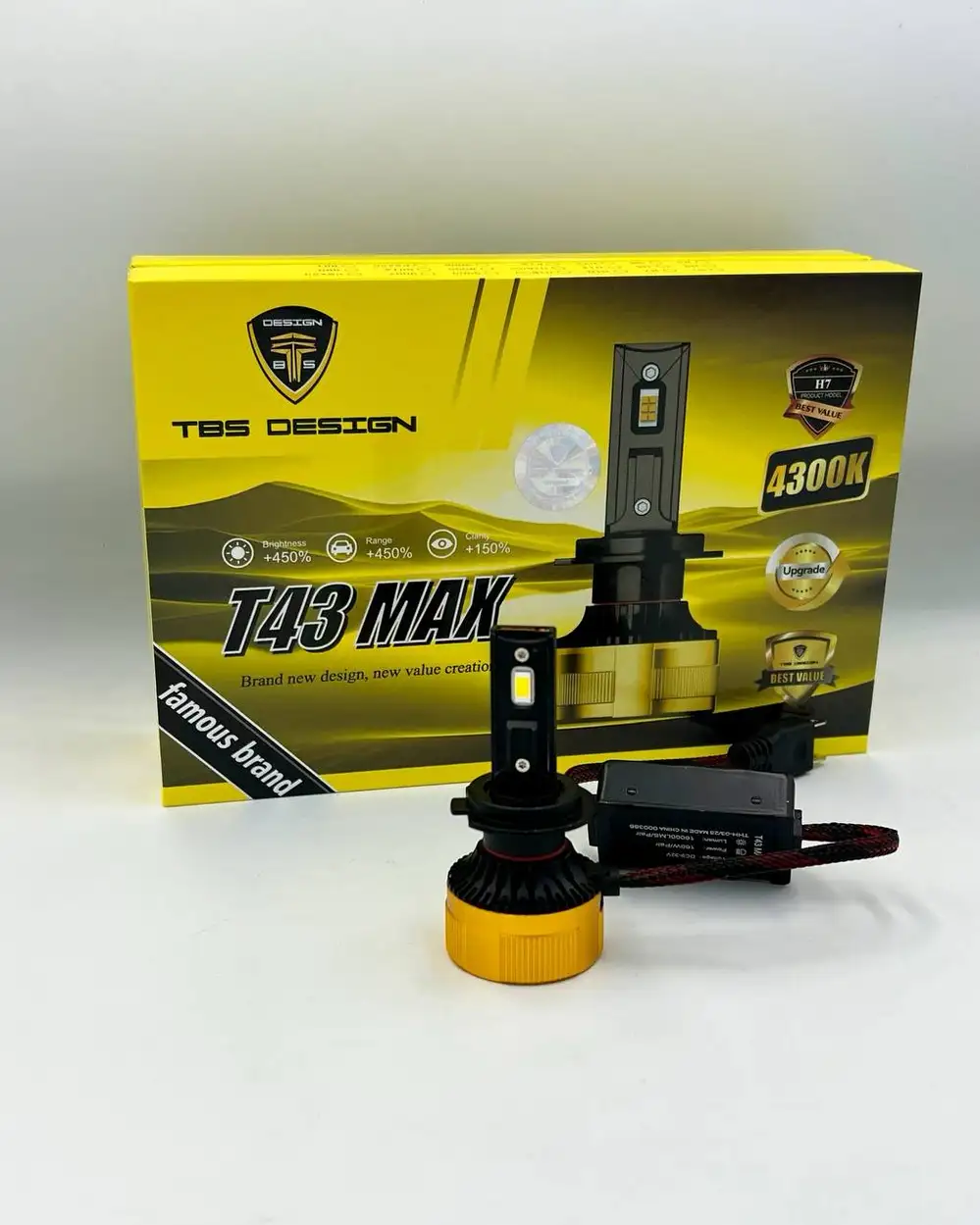 هدلایت TbsDesign T43MAX  افتابی