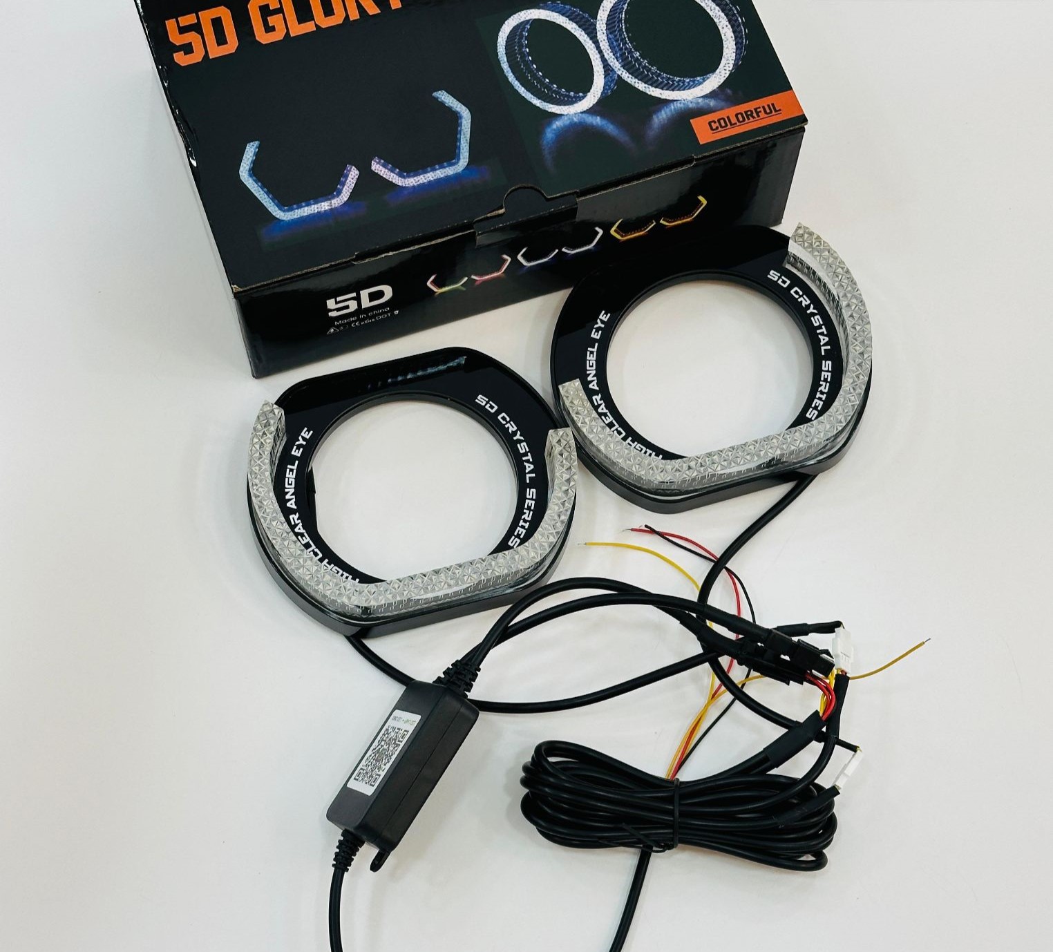آنجل آیز لنز 2.5 اینچ RGB (6 مدل) دارای اپلیکیشن اندرویدی