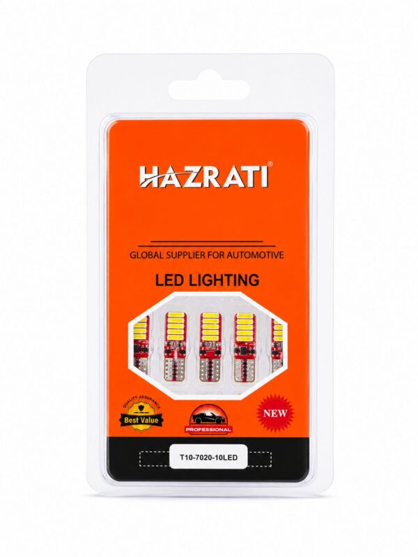 چراغ پارک HAZZRATI T10 7020 10LED (بسته 20 عددی)